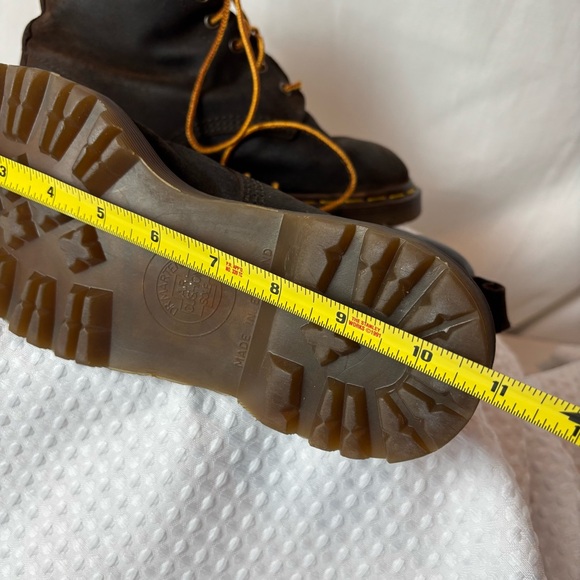 Dr. Martens size 37R/5 Leather 939 Brown Ben Boot with Light Brown Laces - Picture 11 of 13